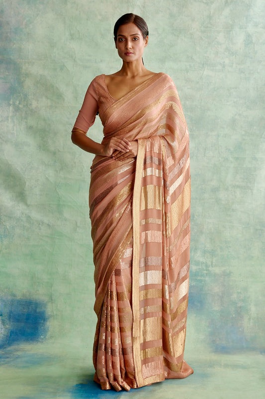 Sari Set in Sequin Embroidery