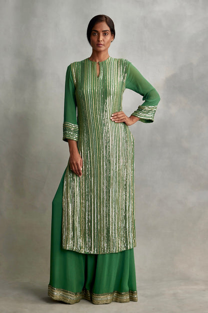 Kurta Set in Mix small sequin embroidery