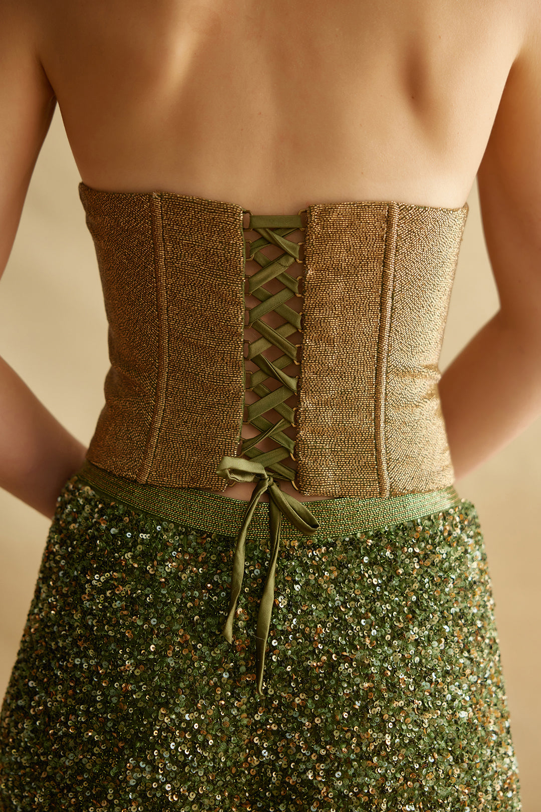 Jacket Set with Sequin Embroidery