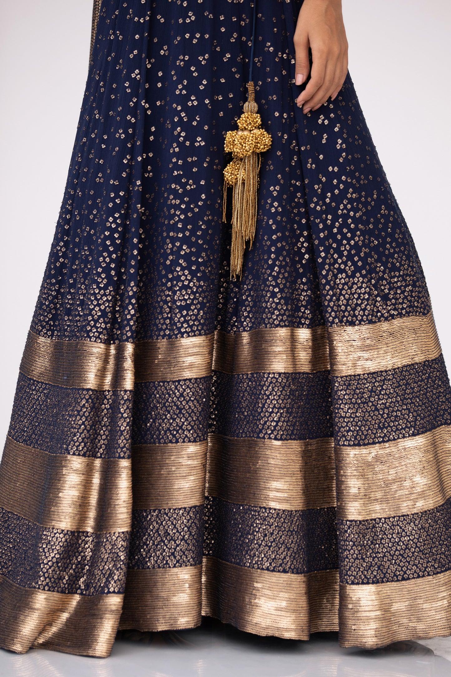 Lehenga Set in Bandini Inspired Sequin Embroidery