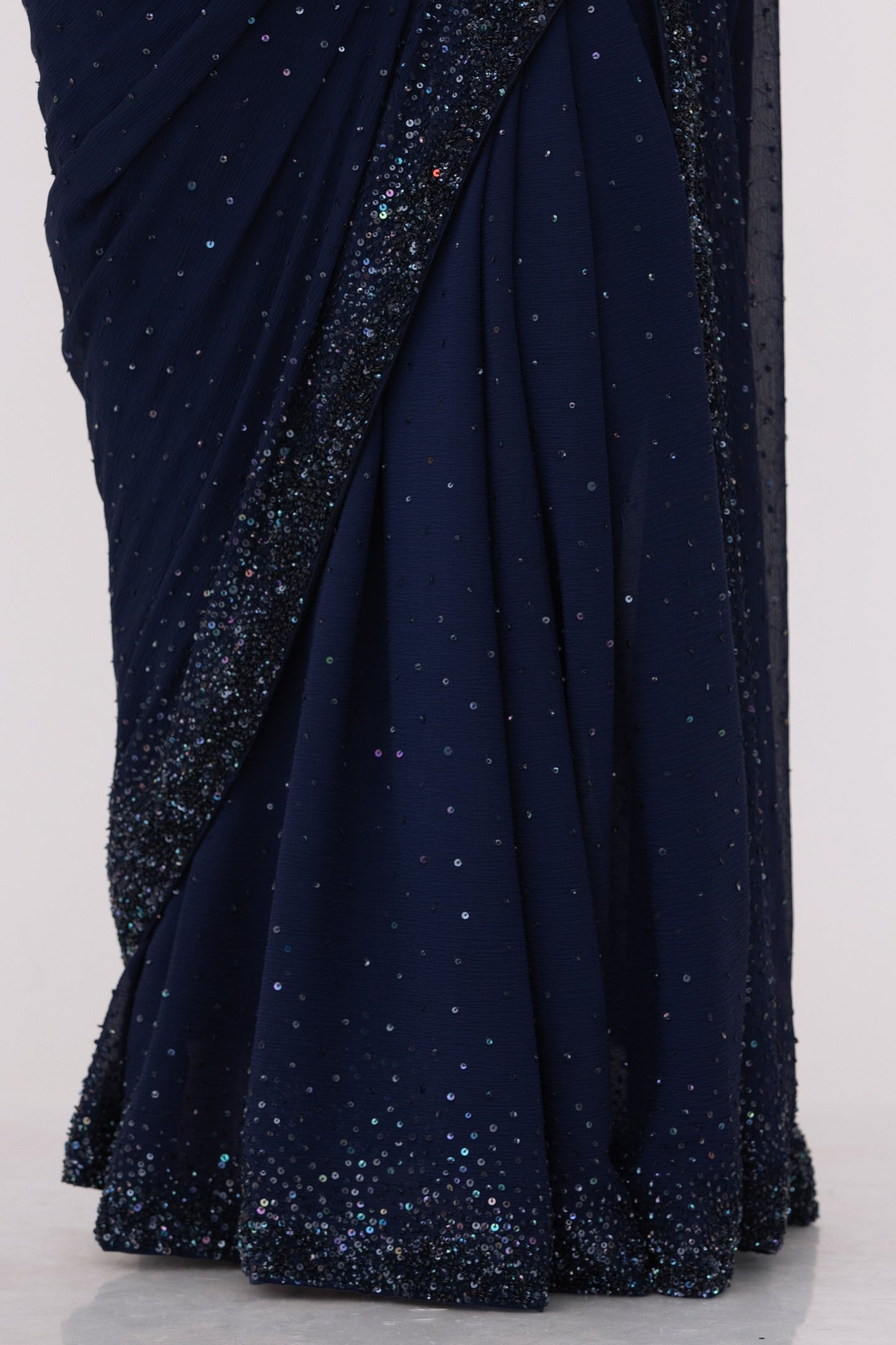 Sari Set with Tonal Sequins embroidery