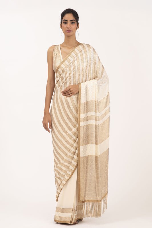 Sari Set in Sequin Embroidery