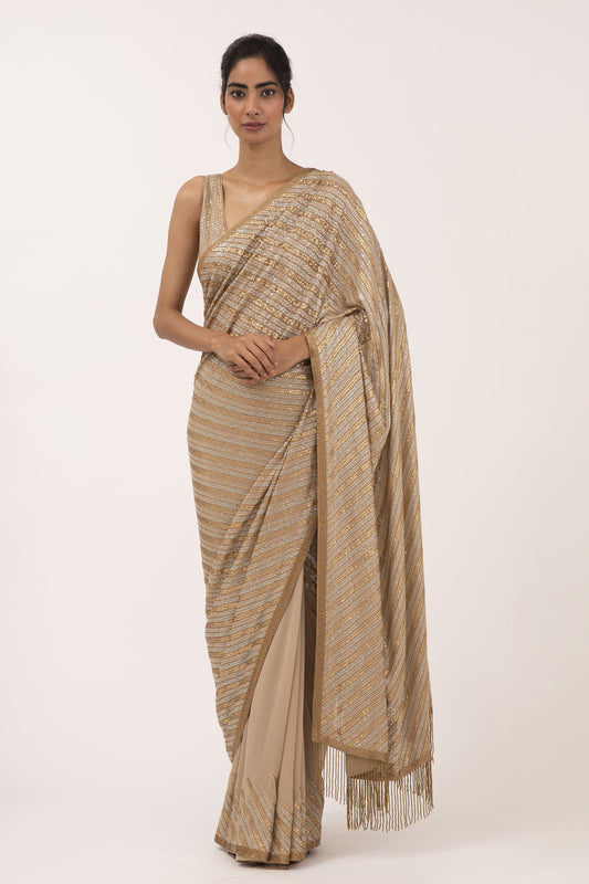 Sari Set in Sequin Embroidery