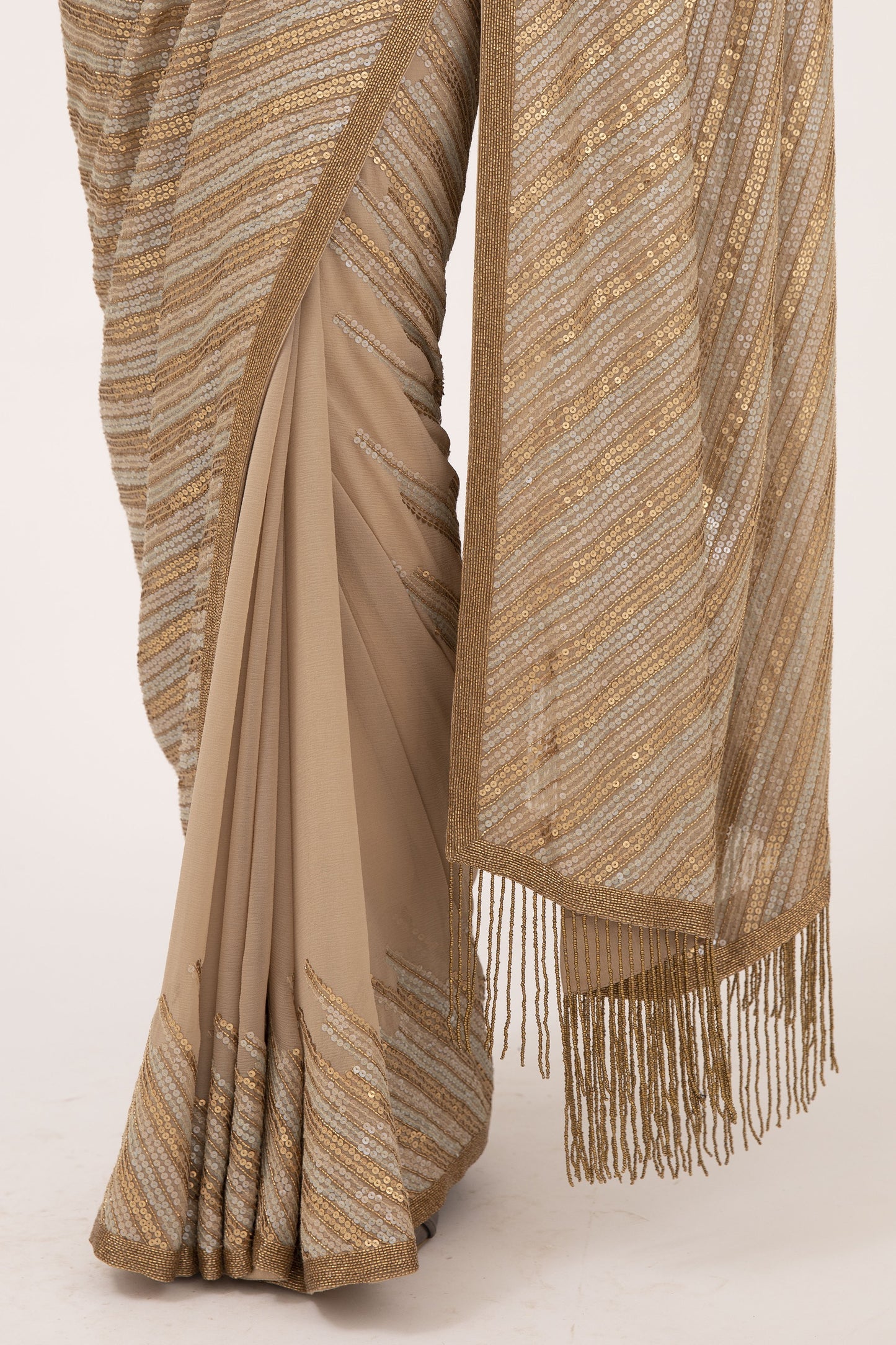 Sari Set in Sequin Embroidery