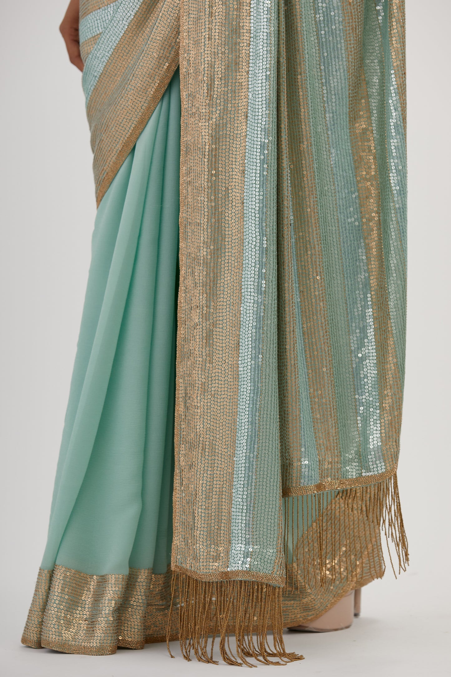 Sari Set in Sequin Embroidery