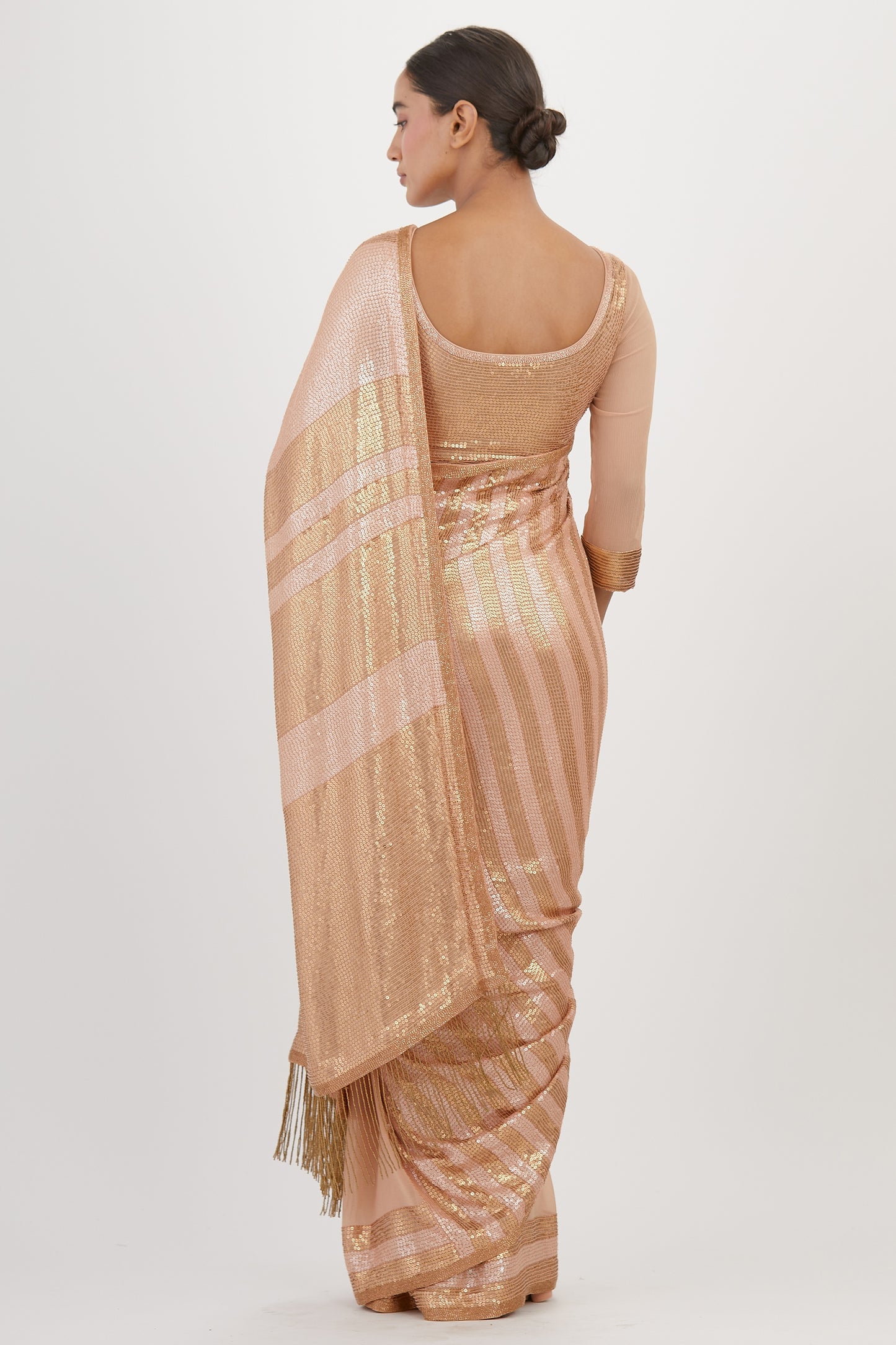 Sari Set in Sequin Embroidery