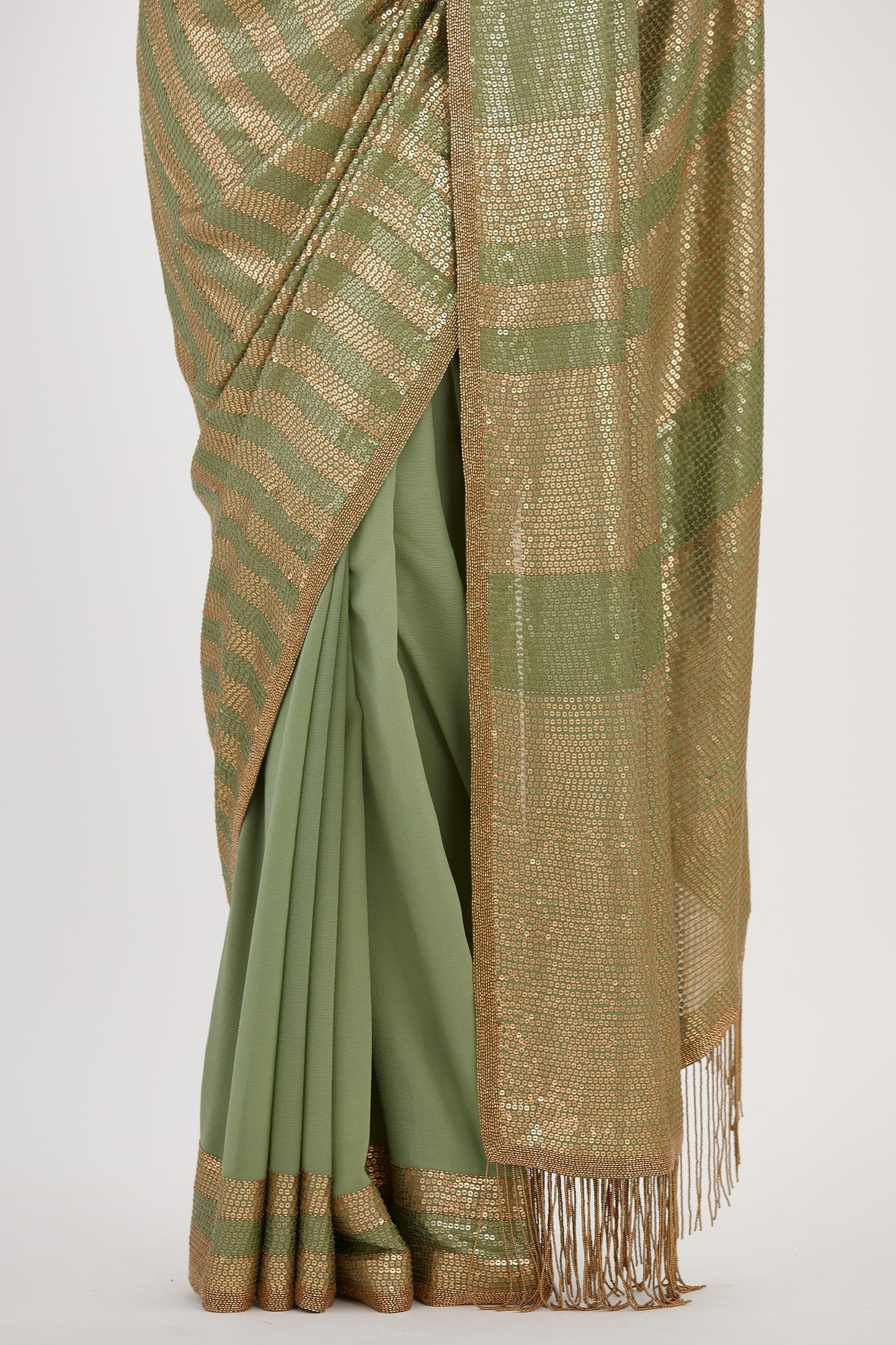 Sari Set in Sequin Embroidery