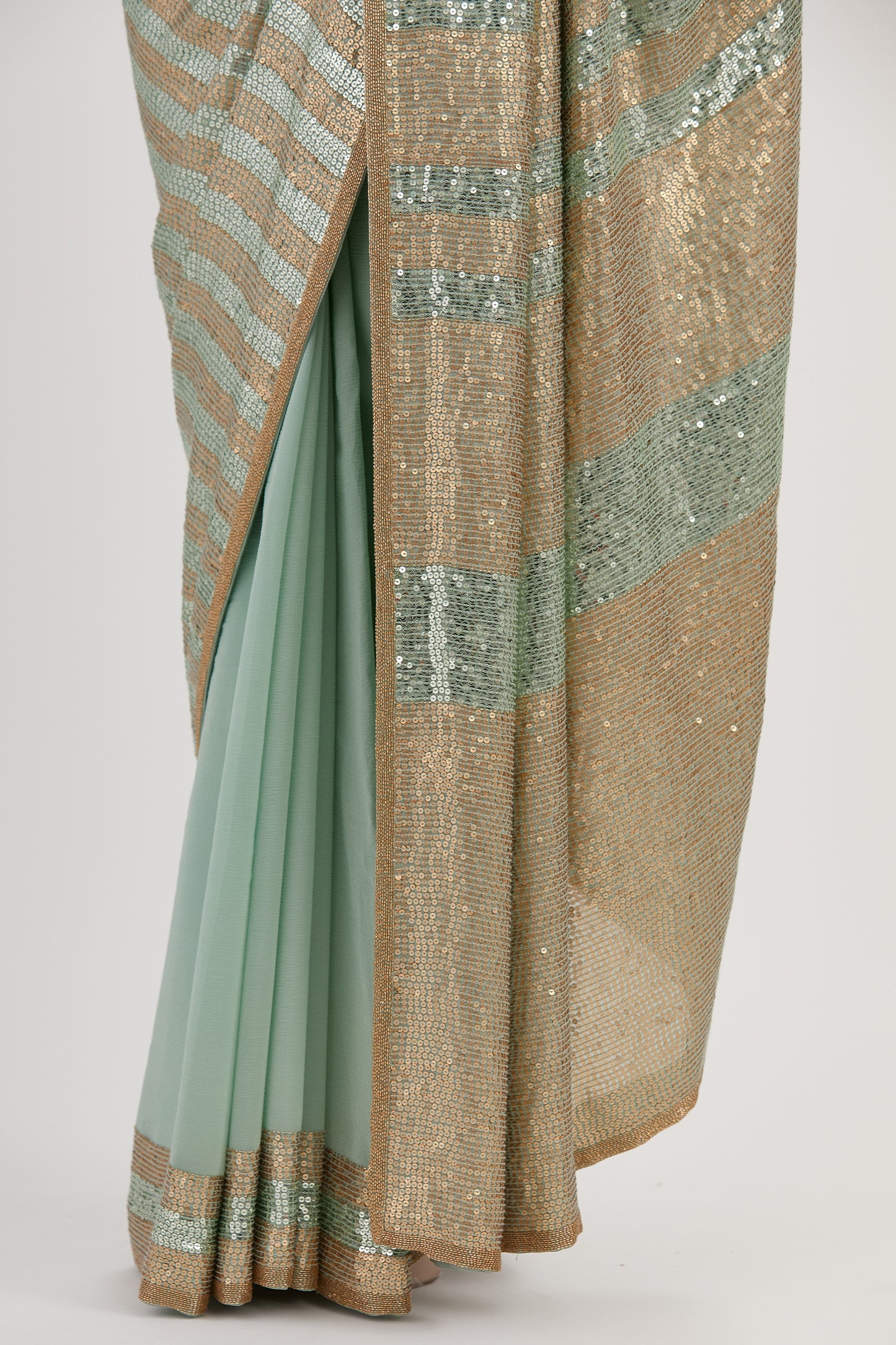 Sari Set in Sequin Embroidery