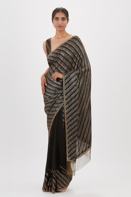 Sari Set in Sequin Embroidery