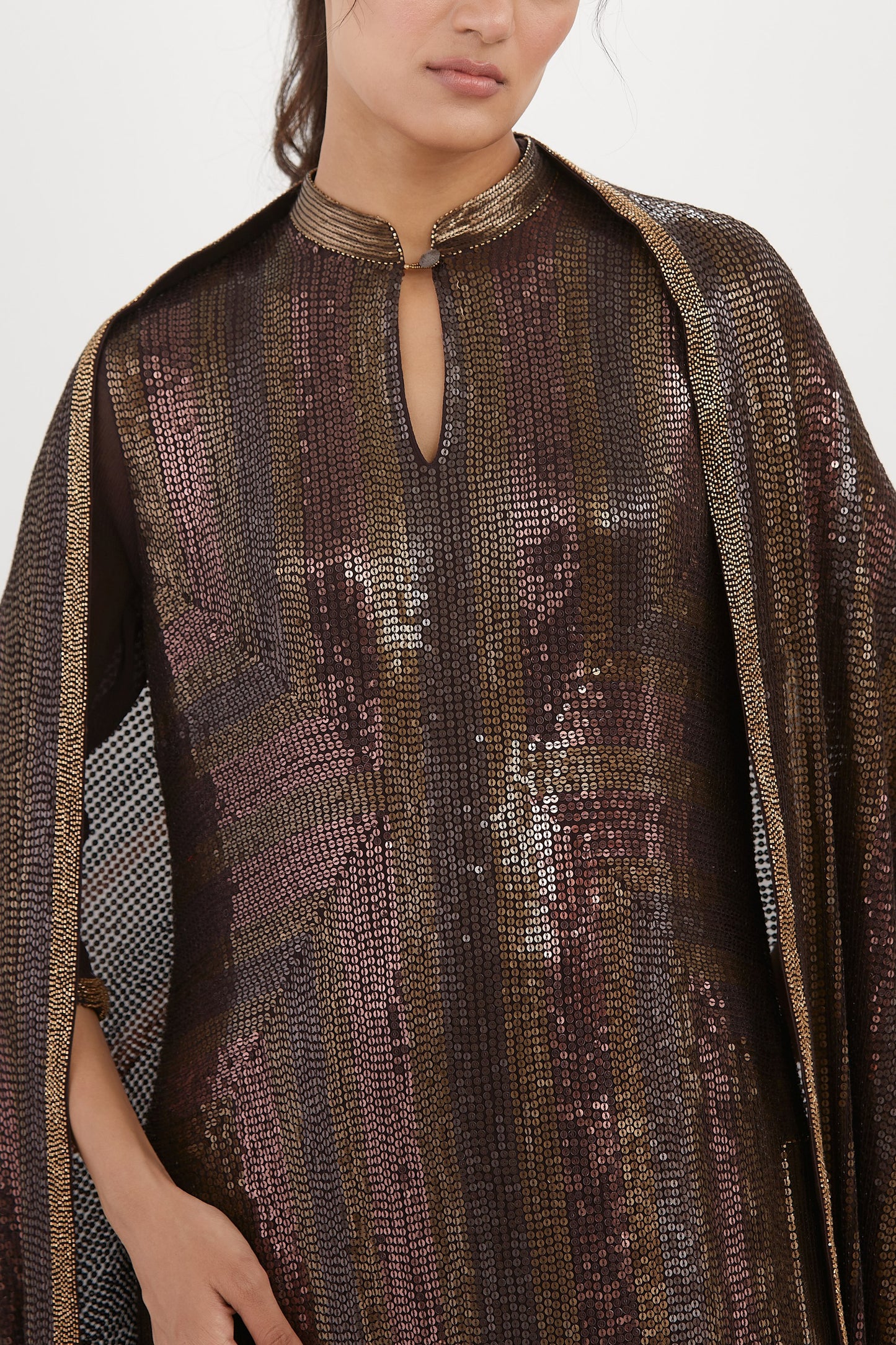 Kurta Set in Metallic Sequins