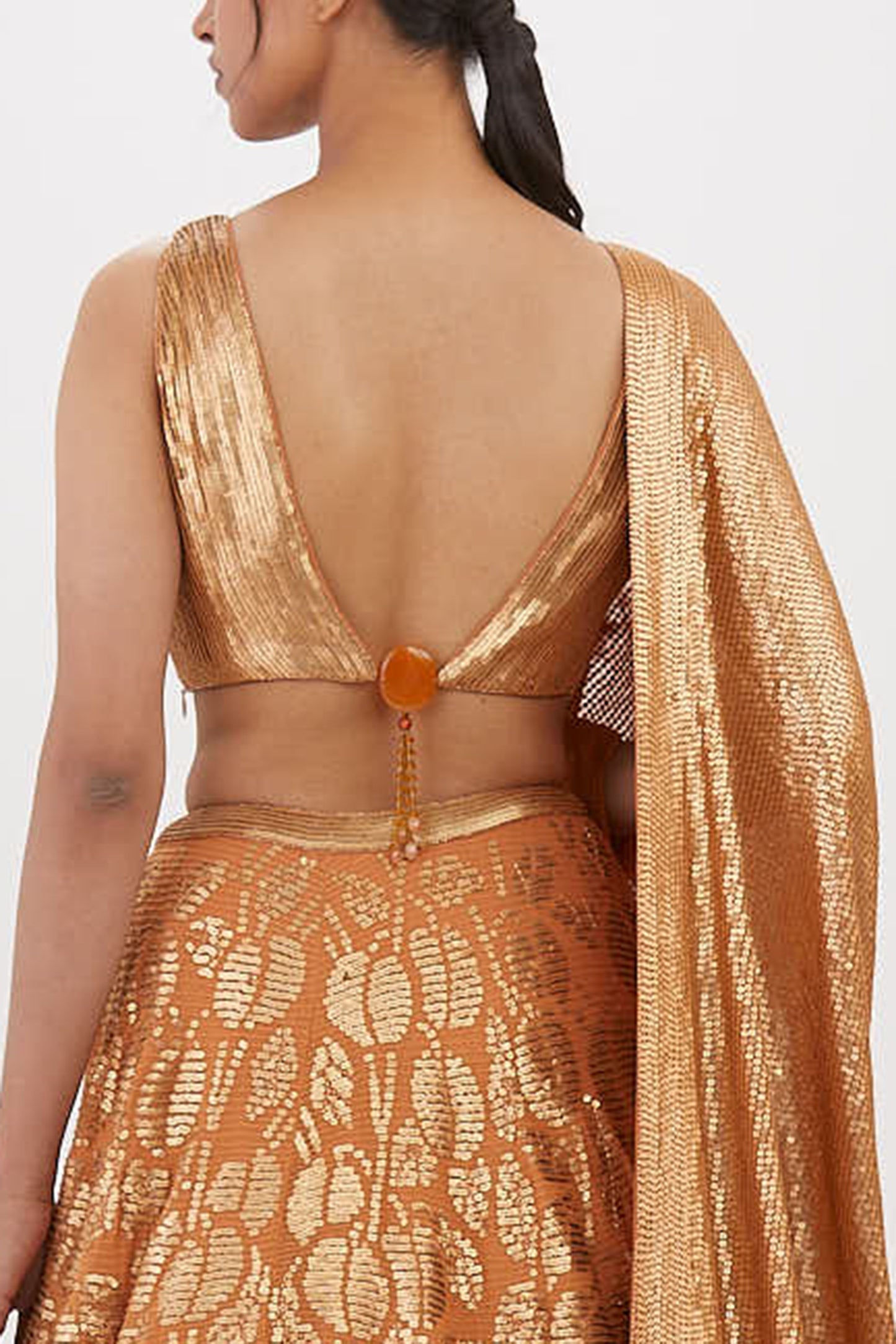 Lehenga Set in Berry Design Sequin Embroidery