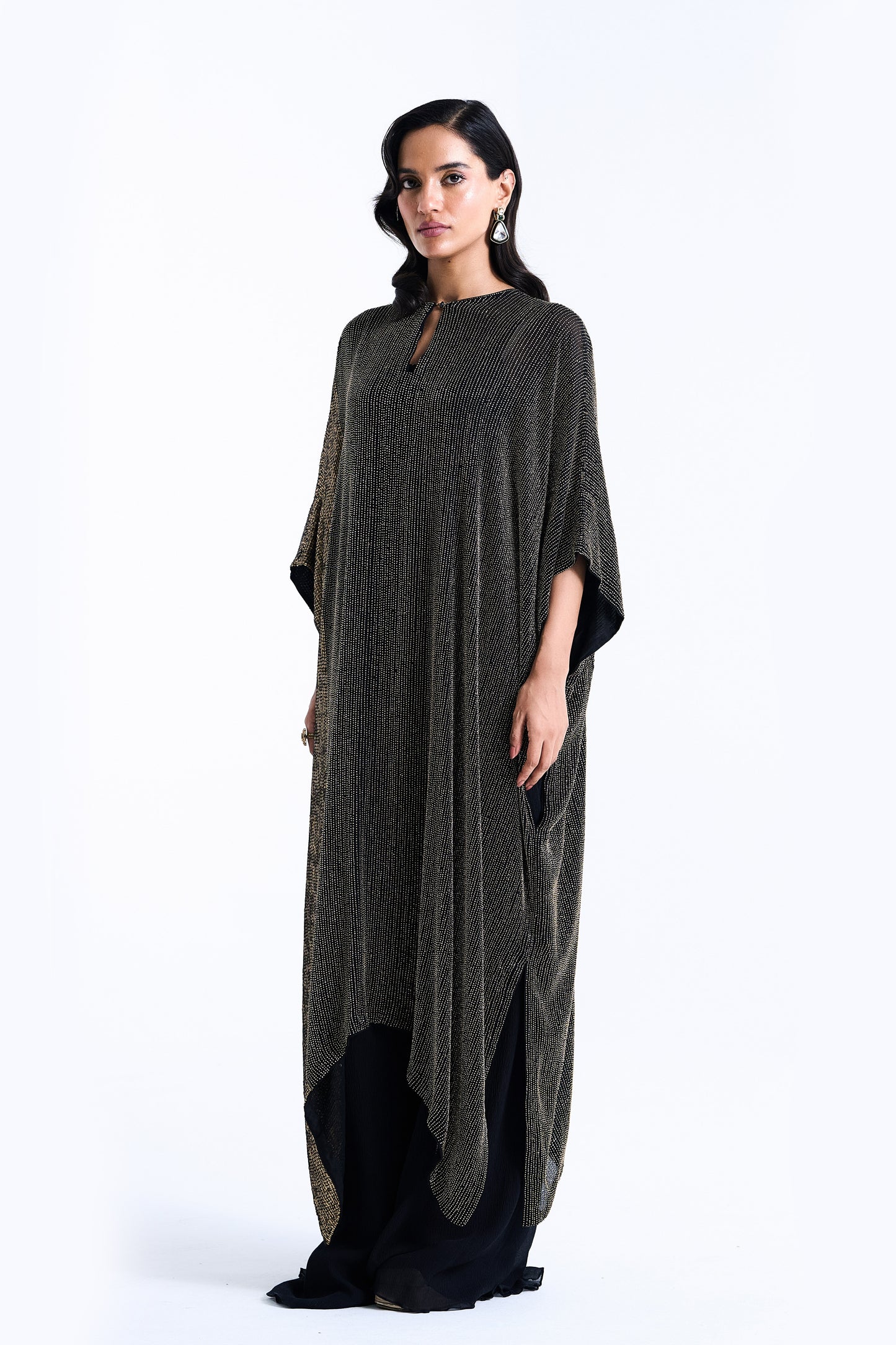 Kaftan Kurta in Cutdana Embroidery