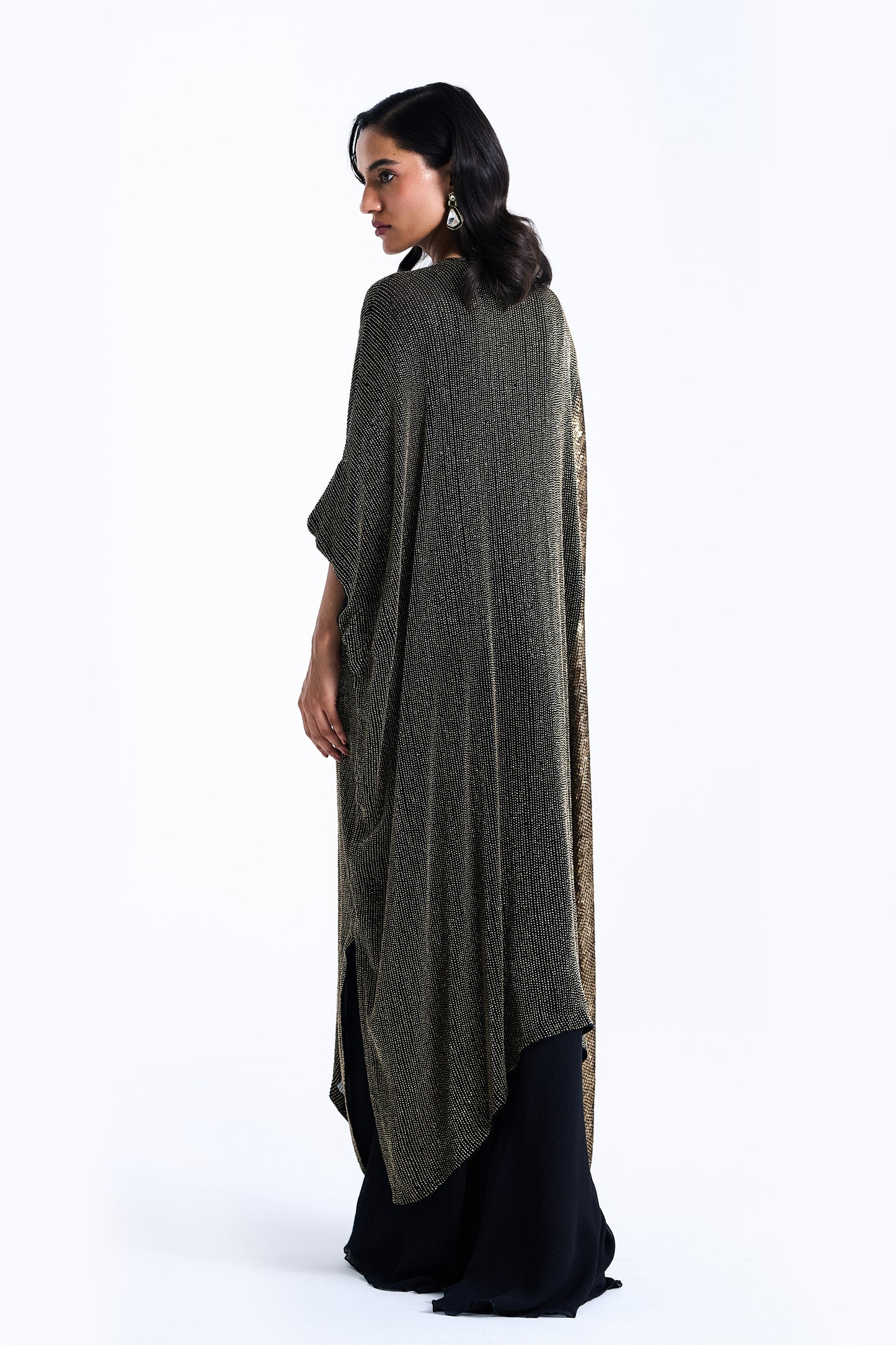 Kaftan Kurta in Cutdana Embroidery
