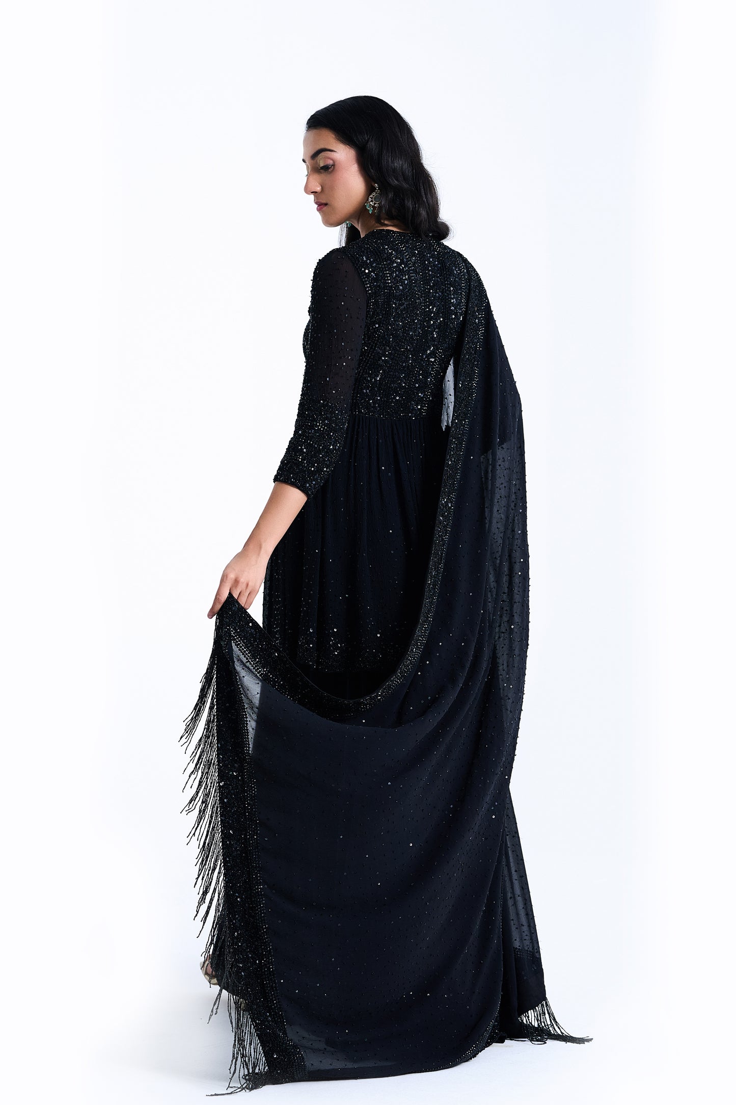 Sharara Set in Stone and Sequin Embroidery