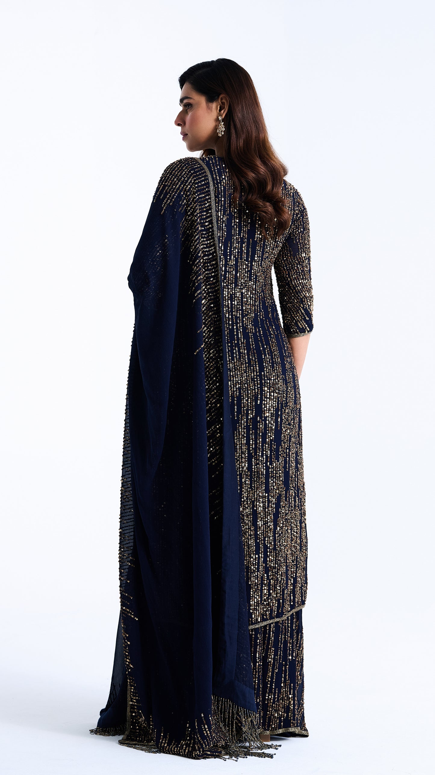 Kurta Set in Updown Sequin Embroidery