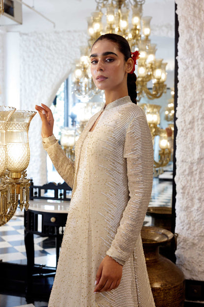 Jacket Set in Sequin Embroidery