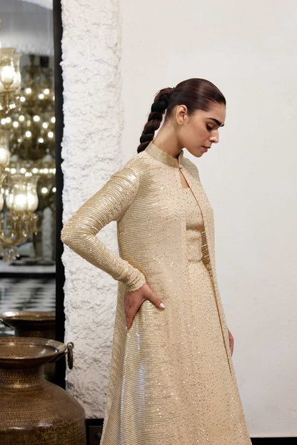 Jacket Set in Sequin Embroidery