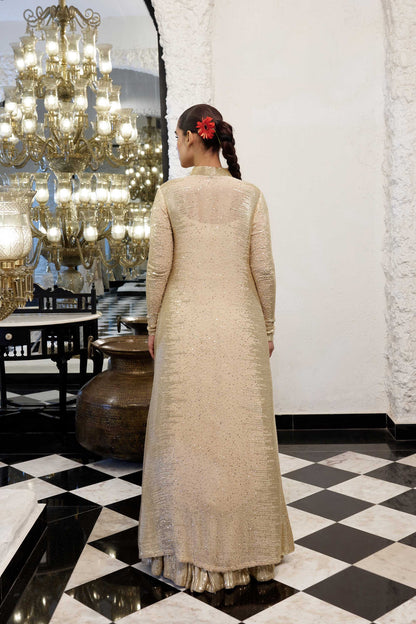 Jacket Set in Sequin Embroidery