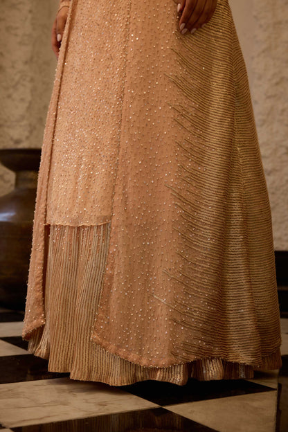Jacket Set in Sequin Embroidery