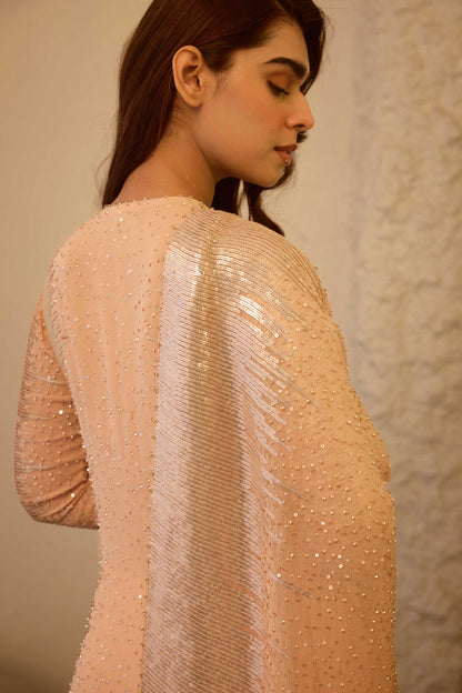 Kurta Set in Side sheeted Sequin Embroidery