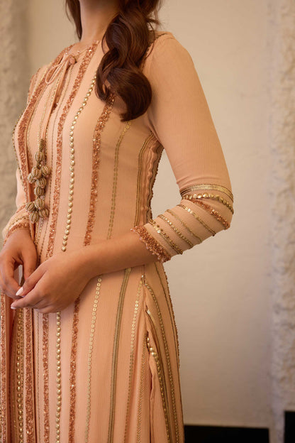 Kurta Set in Sequin Lines embroidery