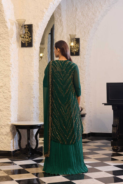 Kurta Set in Gold Sequin Embroidery