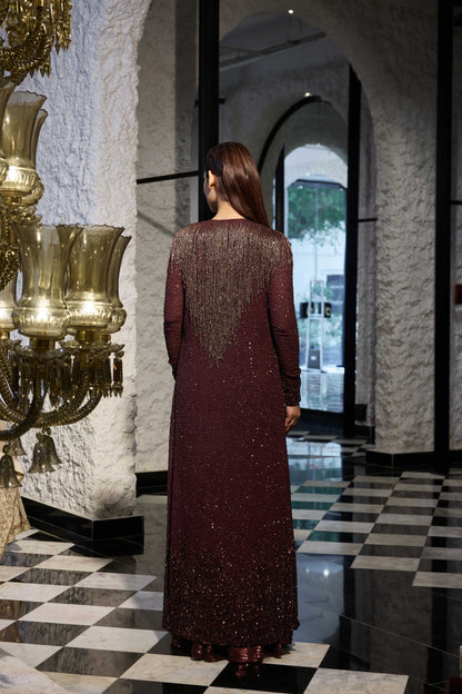 Jacket Set in Tonal sequin Sprinkle Embroidery