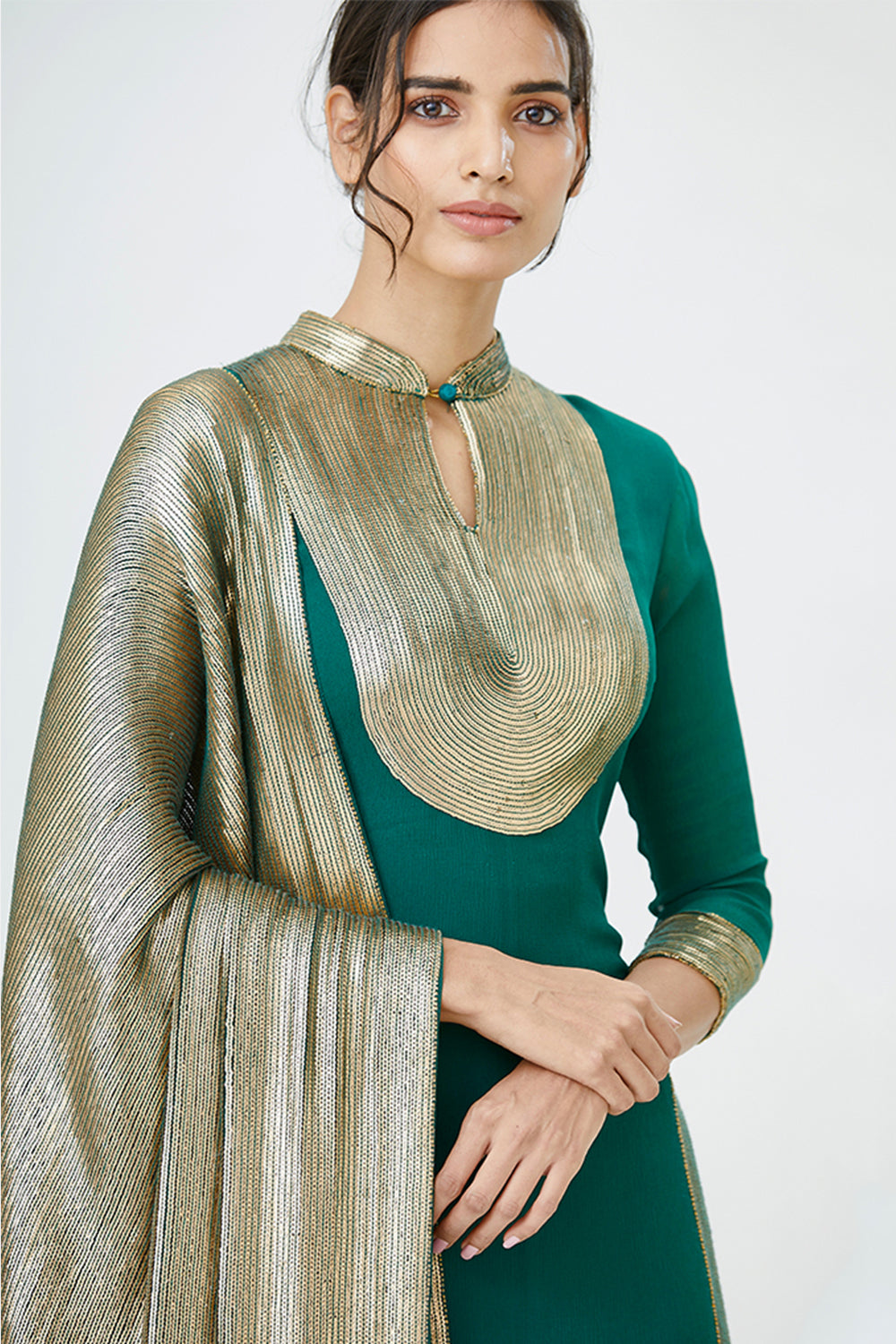Gharara Set with Sheeted Sequins Embroidery
