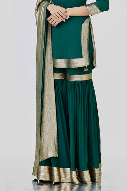 Gharara Set with Sheeted Sequins Embroidery