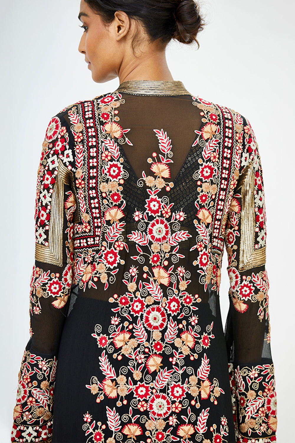 Jacket Set in Tribal Embroidery