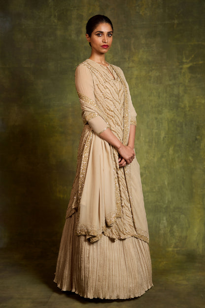 Kurta Set In Sequin Embroidery