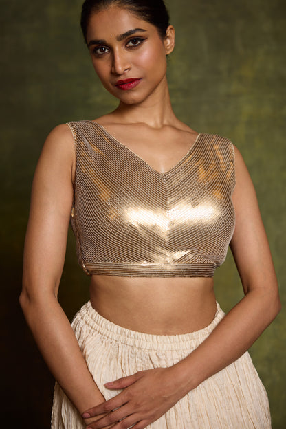Jacket Set in Sequin in Bandini Design