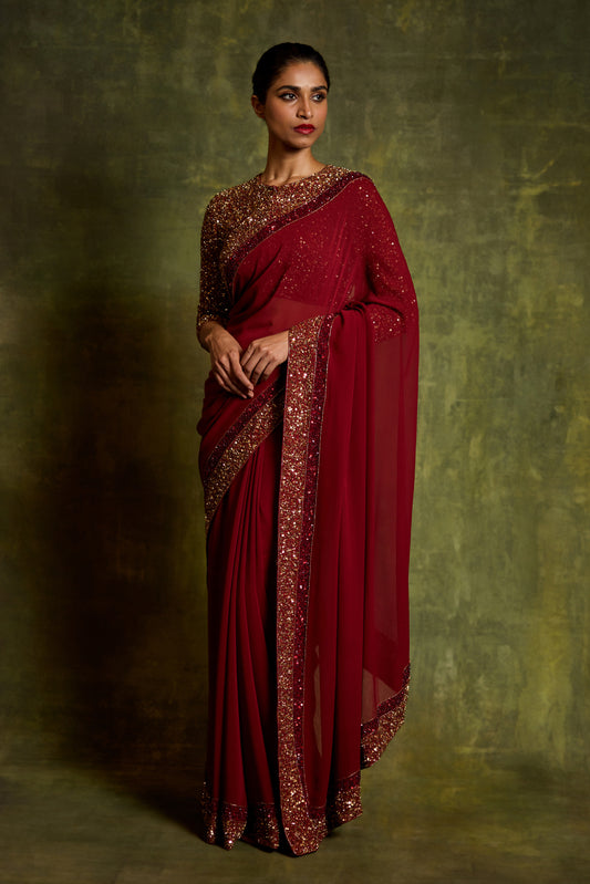 Sari Set in Double Border Design