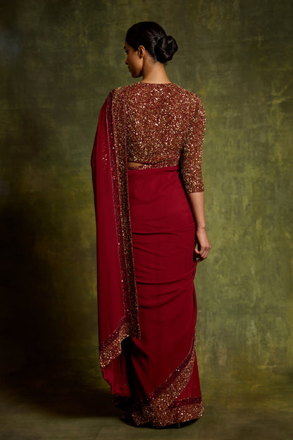 Sari Set in Double Border Design