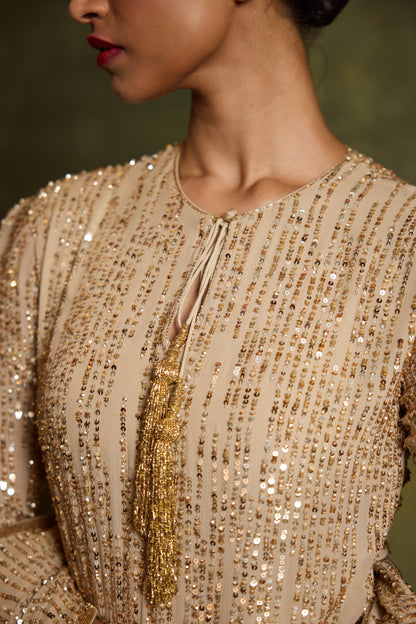 Kurta Set in Sequin Embroidery