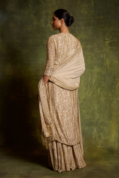 Kurta Set in Sequin Embroidery