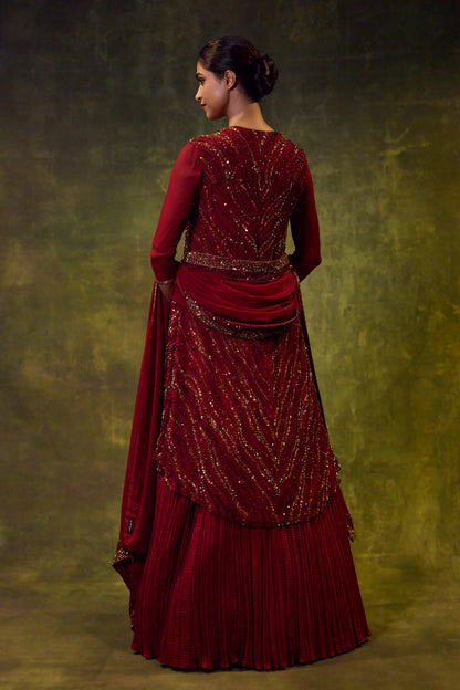 Kurta Set in Sequin Embroidery