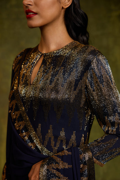 Kurta Set in Cutdana Embroidery