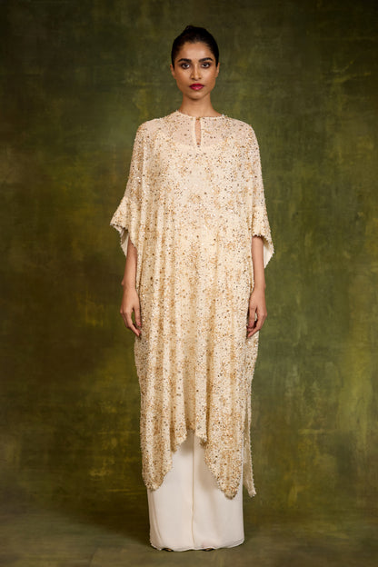 Kaftan Set in Sequin Sprinkle & Stone Work