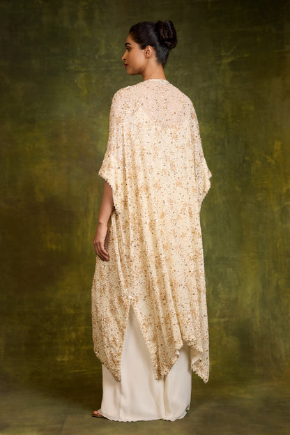 Kaftan Set in Sequin Sprinkle & Stone Work