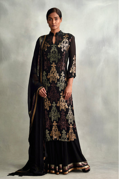 Kurta Set in Lustrous Sequins embroidery