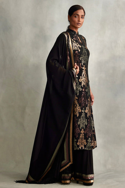 Kurta Set in Lustrous Sequins embroidery
