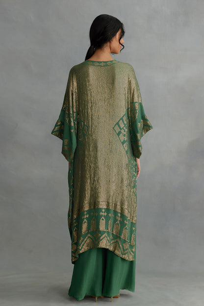 Kaftan Set in Small Sequin Embroidery