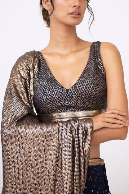 Lehenga Set in Bandini Inspired Sequin Embroidery