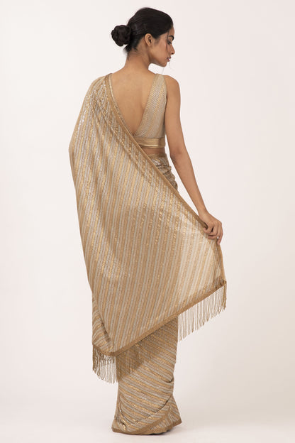 Sari Set in Sequin Embroidery