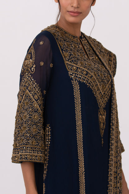 Kurta Set in Zari and Sequin Embroidery