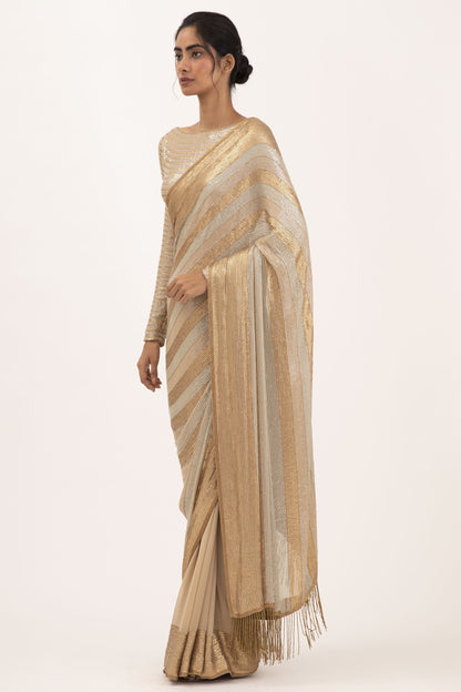 Sari Set in Sequin Embroidery