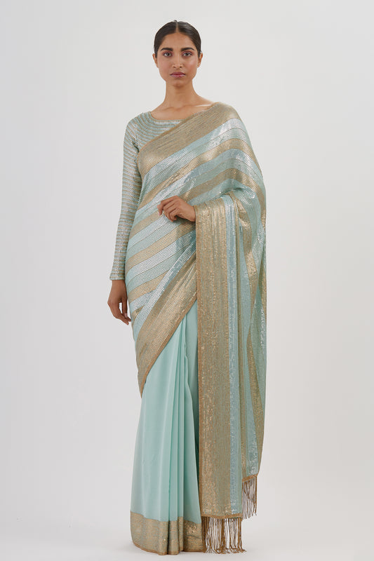 Sari Set in Sequin Embroidery