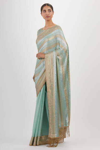 Sari Set in Sequin Embroidery