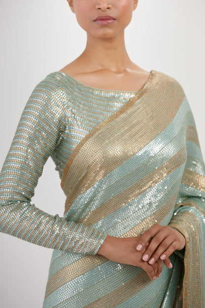 Sari Set in Sequin Embroidery